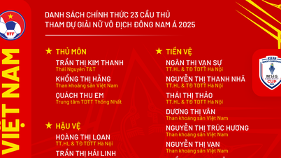 Vietnam women's team match schedule: Ticket prices to watch the big match between Thailand and Indonesia are extremely cheap