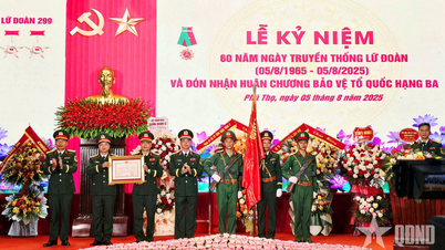 Lữ đoàn Công binh 299 đón nhận Huân chương Bảo vệ Tổ quốc hạng Ba