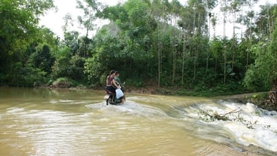 Nguy hiểm rình rập tại cầu tràn tự phát