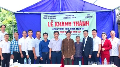 Khánh thành công trình xoá nhà tạm, nhà dột nát cho hộ nghèo tại phường Tây Hoa Lư