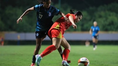 U20 nữ Việt Nam ghi bàn thắng khó tin ở vòng loại châu Á