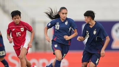 Đội tuyển Thái Lan thắng đậm Indonesia tại giải bóng đá nữ Đông Nam Á