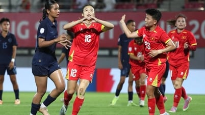 Tuyển nữ Việt Nam - Campuchia (hiệp 2) 6-0: Thái Thị Thảo lập công