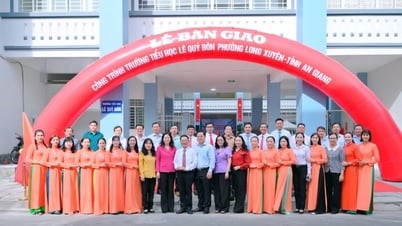 Bàn giao công trình Trường Tiểu học Lê Quý Đôn