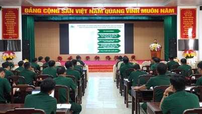 Tập huấn kiến thức biên phòng cho cán bộ chủ chốt