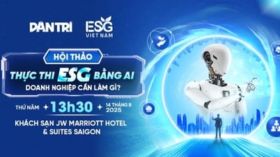 14/8 diễn ra hội thảo "Thực thi ESG bằng AI" do Dân trí tổ chức