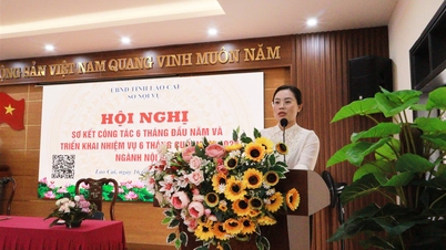Ngành Nội vụ tỉnh Lào Cai sơ kết công tác 6 tháng đầu năm, triển khai nhiệm vụ 6 tháng cuối năm 2025