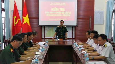Cục Kỹ thuật quân, binh chủng (Tổng cục Hậu cần-Kỹ thuật) kiểm tra công tác kỹ thuật tên lửa tại Lữ đoàn 685