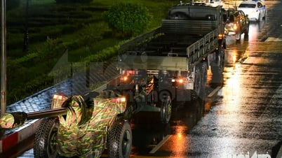 Dàn khí tài phục vụ A80 xuyên đêm huấn luyện trên quảng trường Ba Đình