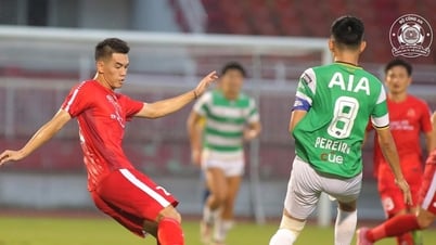 Tiến Linh ghi bàn thắng đầu tiên cho CLB Công an TP.HCM, HLV Lê Huỳnh Đức rất vui