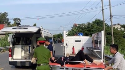 Công an xã Hà Nha kịp thời hỗ trợ thai phụ bị tai nạn giao thông đi cấp cứu