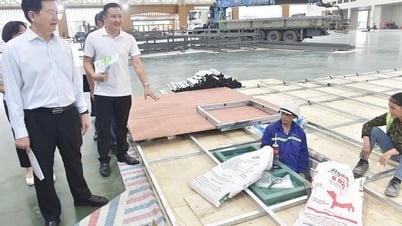 Construction is ongoing 24/7 to ensure the progress of the National Achievement Exhibition on the occasion of the 80th anniversary of National Day.