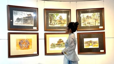 Di sản văn hóa Huế qua góc nhìn ký họa được trưng bày tại Đà Nẵng