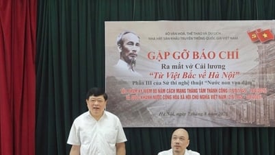 Ra mắt vở cải lương “Từ Việt Bắc về Hà Nội” cảm hứng từ bộ sử thi nghệ thuật về Bác Hồ