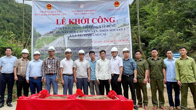 Khởi công xây dựng cầu Sim San (xã Y Tý)
