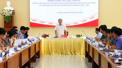 Phó Chủ tịch Thường trực UBND tỉnh An Giang Nguyễn Thanh Phong làm việc với 5 xã về công tác tổ chức đại hội nhiệm kỳ 2025 - 2030