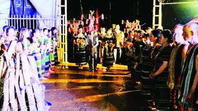 Lễ mừng mùa của người M'nông ở Quảng Trực