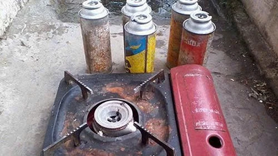 Chấn thương nghiêm trọng vì bình ga mini phát nổ