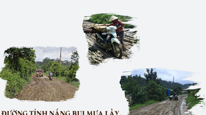 Lâm Đồng: Đường tỉnh nắng bụi mưa lầy, dân xã chật vật đi lại