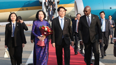 Chủ tịch nước Lương Cường bắt đầu thăm cấp nhà nước Angola