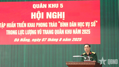 Quân khu 5 tập huấn triển khai phong trào “Bình dân học vụ số”