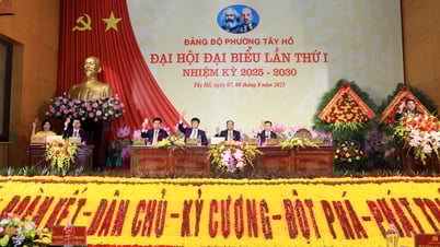 Đại hội đại biểu Đảng bộ phường Tây Hồ lần thứ I tiến hành phiên trù bị