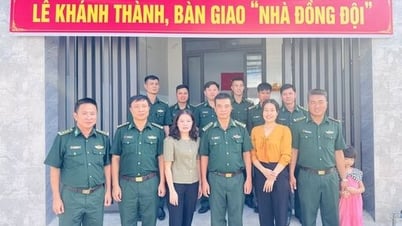 Ban Chỉ huy Bộ đội Biên phòng Tây Ninh bàn giao 'Nhà đồng đội' cho quân nhân