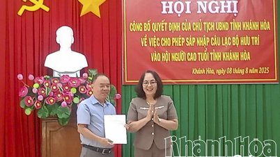 Sáp nhập Câu lạc bộ Hưu trí vào Hội Người cao tuổi tỉnh Khánh Hòa