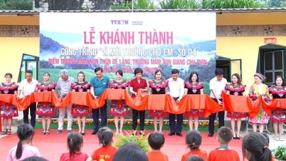 Thông tấn xã Việt Nam khánh thành điểm trường mầm non tại xã Mèo Vạc