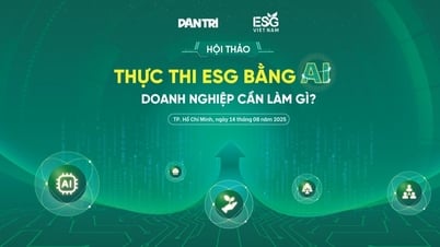 Sở KH&CN TPHCM và báo Dân trí đồng tổ chức hội thảo "Thực thi ESG bằng AI"