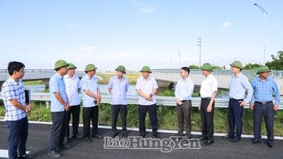 Đồng chí Phó Chủ tịch Thường trực UBND tỉnh kiểm tra tiến độ một số dự án trọng điểm