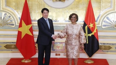 Chủ tịch nước Lương Cường hội kiến Chủ tịch Quốc hội Angola