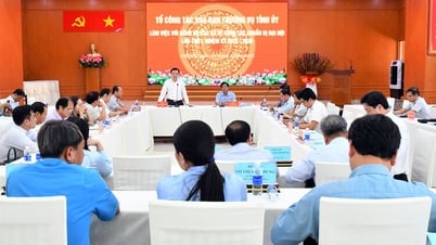 Chủ nhiệm Ủy ban Kiểm tra Tỉnh ủy An Giang Võ Minh Hoàng làm việc với 5 xã về công tác chuẩn bị đại hội