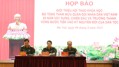 Hội thảo khoa học về 80 năm Bộ Tổng Tham mưu QĐND Việt Nam được tổ chức ngày 14-8