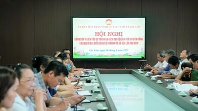 Mặt trận xã Gia Lâm đóng góp ý kiến Dự thảo Văn kiện Đại hội Đảng toàn quốc và Đại hội đại biểu Đảng bộ Thành phố