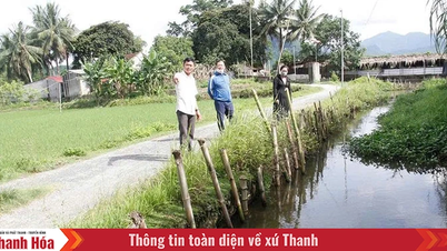Kênh mương ở xã Điền Lư xuống cấp nghiêm trọng