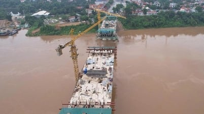 Xây dựng cầu Phong Châu vượt tiến độ 3 tháng
