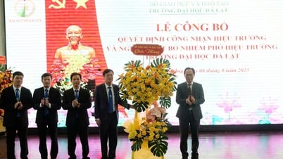 Công bố quyết định bổ nhiệm hiệu trưởng, 3 phó hiệu trưởng Trường ĐH Đà Lạt