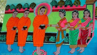 Níu giữ nghề xưa: Nghệ nhân cuối cùng vẽ tranh kiếng của đồng bào Khmer
