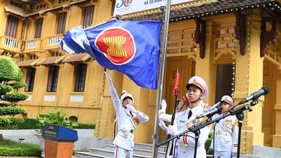 Lễ thượng cờ kỷ niệm 58 năm thành lập ASEAN