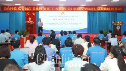 Hơn 120 cán bộ công đoàn được tập huấn kiến thức an toàn, vệ sinh lao động