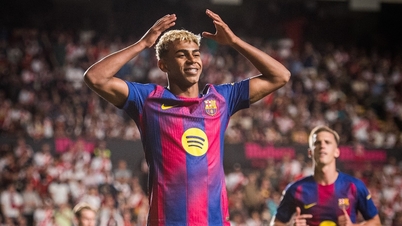 Lamine Yamal gjorde mål, men Barca missade en seger på bortaplan.