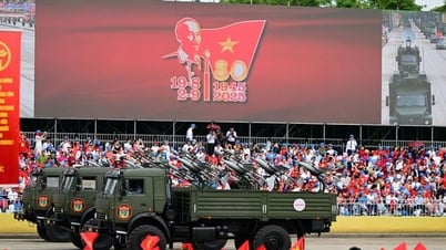For the first time, Viettel's high-tech equipment participated in the parade on September 2.