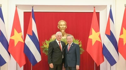General Secretary To Lam presided over the welcoming ceremony for the First Secretary and President of Cuba.