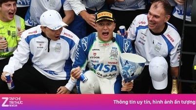 รุกกี้ทำลายถ้วยรางวัล F1 แรกในอาชีพ