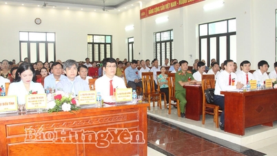 Comuna Tien Tien și districtul Thuong Hong au organizat o conferință pentru a lăuda modelele avansate, perioada 2020-2025