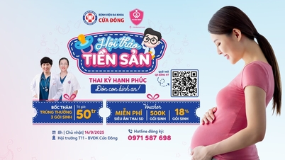 'Thai kỳ hạnh phúc - Đón con bình an', cơ hội trúng gói sinh miễn phí tại Bệnh viện Đa khoa Cửa Đông
