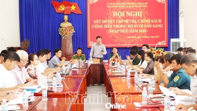 Phường Cam Ranh tổ chức xét duyệt chính trị, chính sách cho thanh niên nhập ngũ năm 2026