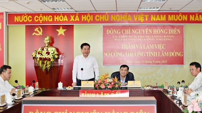 Minister Nguyen Hong Dien współpracuje z Departamentem Przemysłu i Handlu Lam Dong