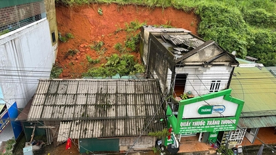 Longsor lereng berdampak pada 14 rumah tangga di kelurahan Khuon Lung